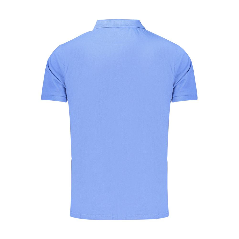 Rifle Blue Cotton Men's Polo Shirt