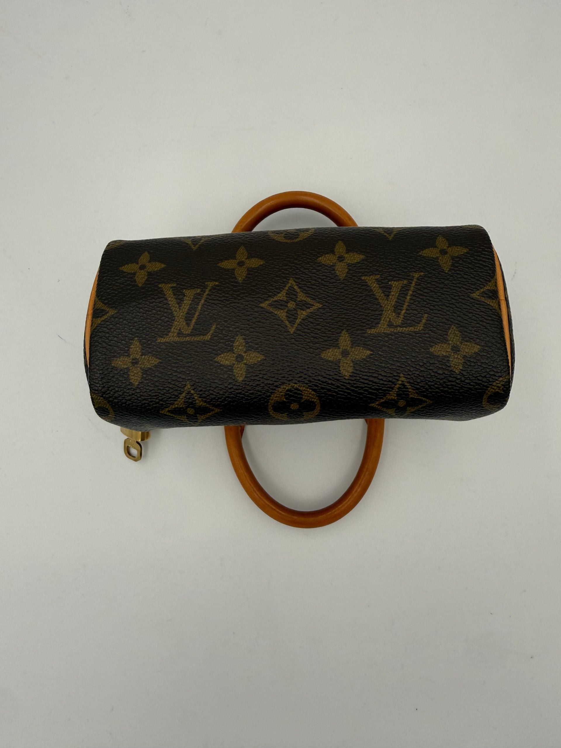 Louis Vuitton Nano Speedy Monogram Handbag