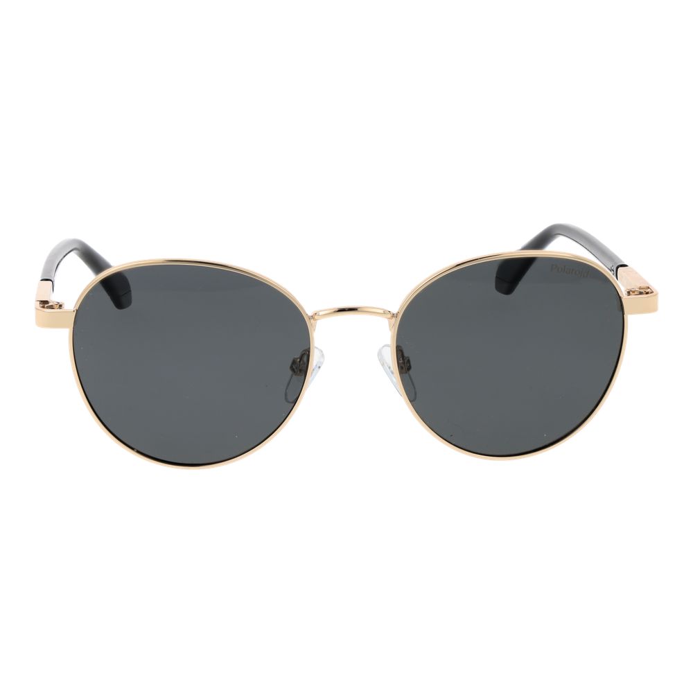 Polaroid Gold Metal Sunglasses