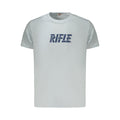 Rifle Light Blue Cotton Men's T-Shirt
