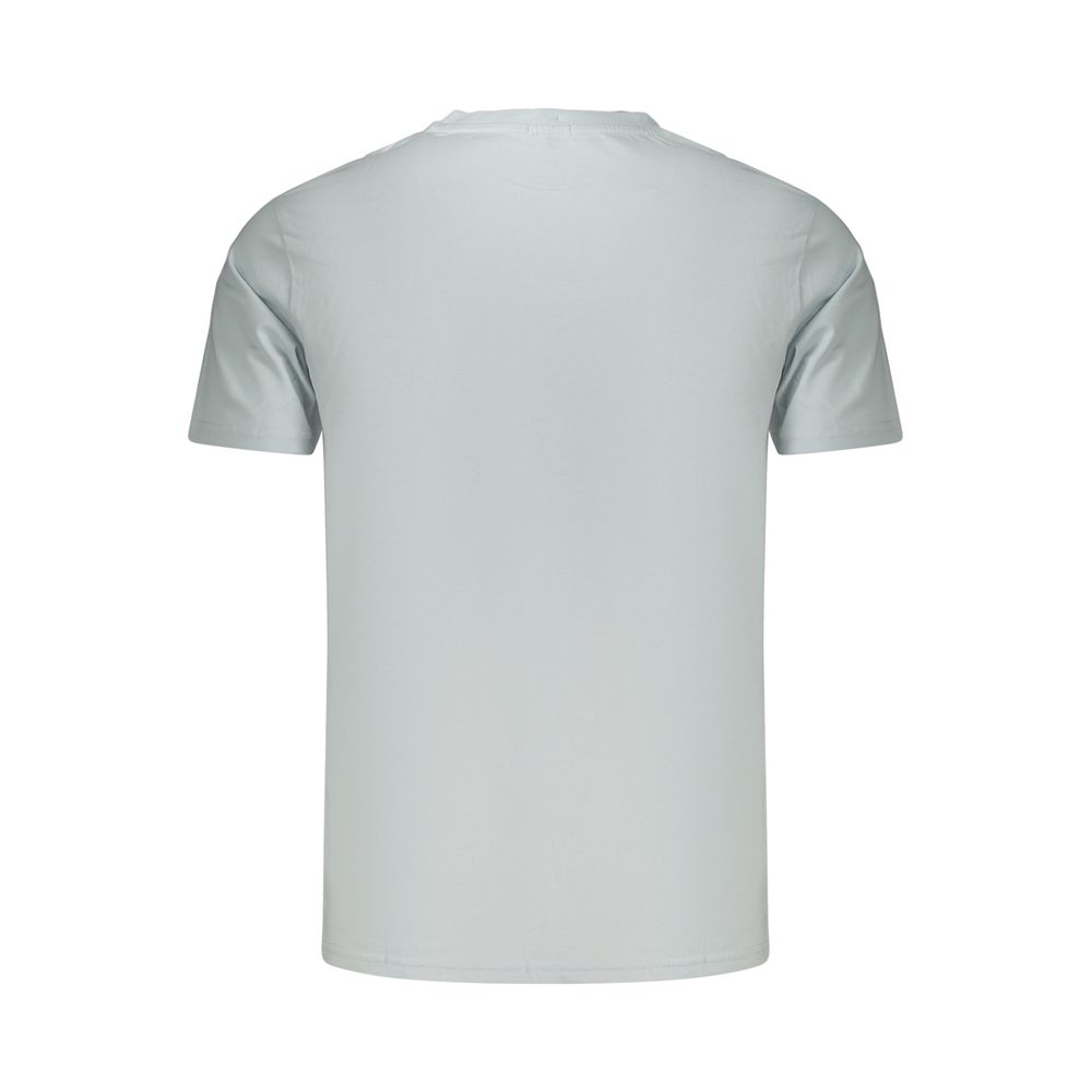 Rifle Light Blue Cotton Men's T-Shirt