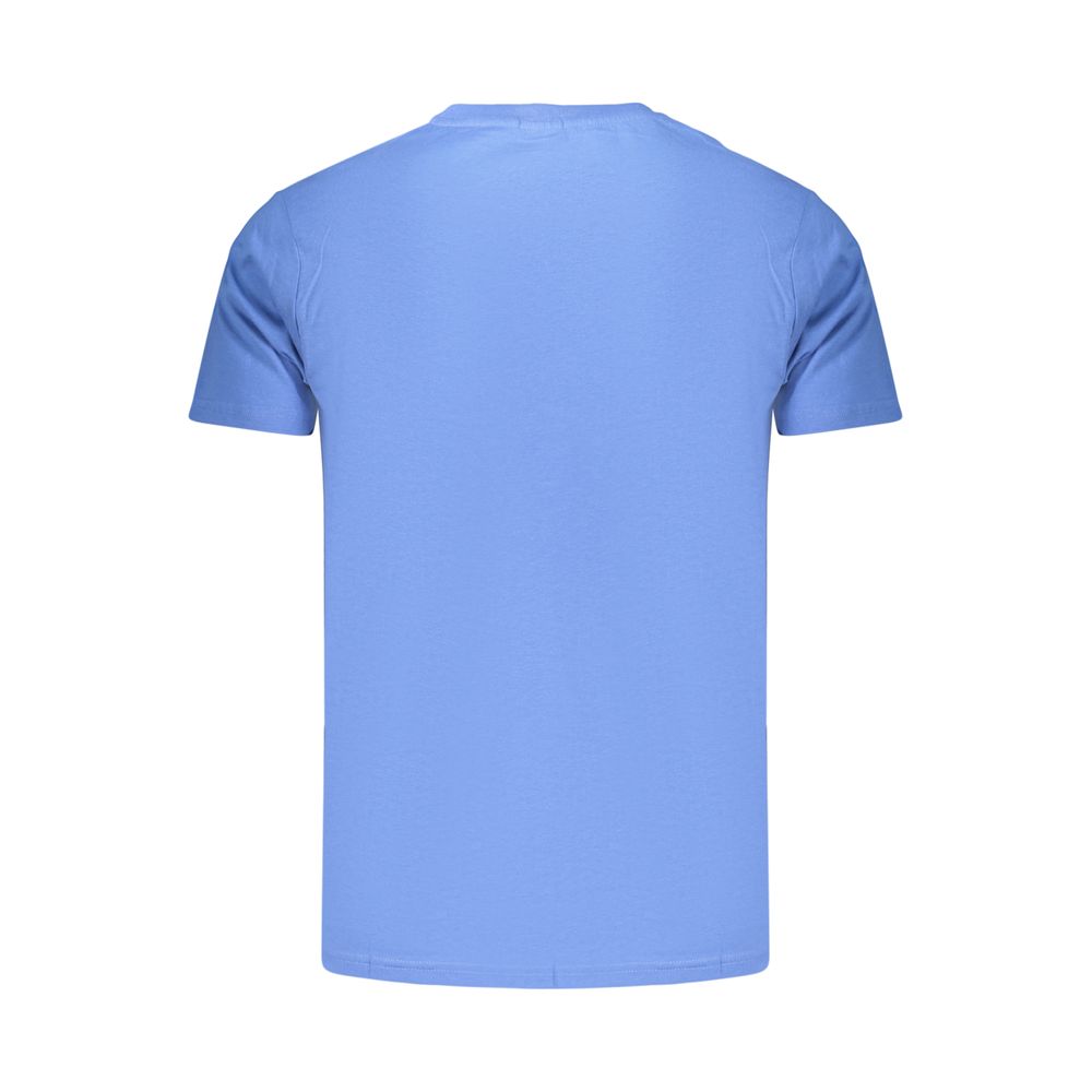 Rifle Blue Cotton Men's T-Shirt