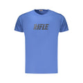 Rifle Blue Cotton Mens T-Shirt