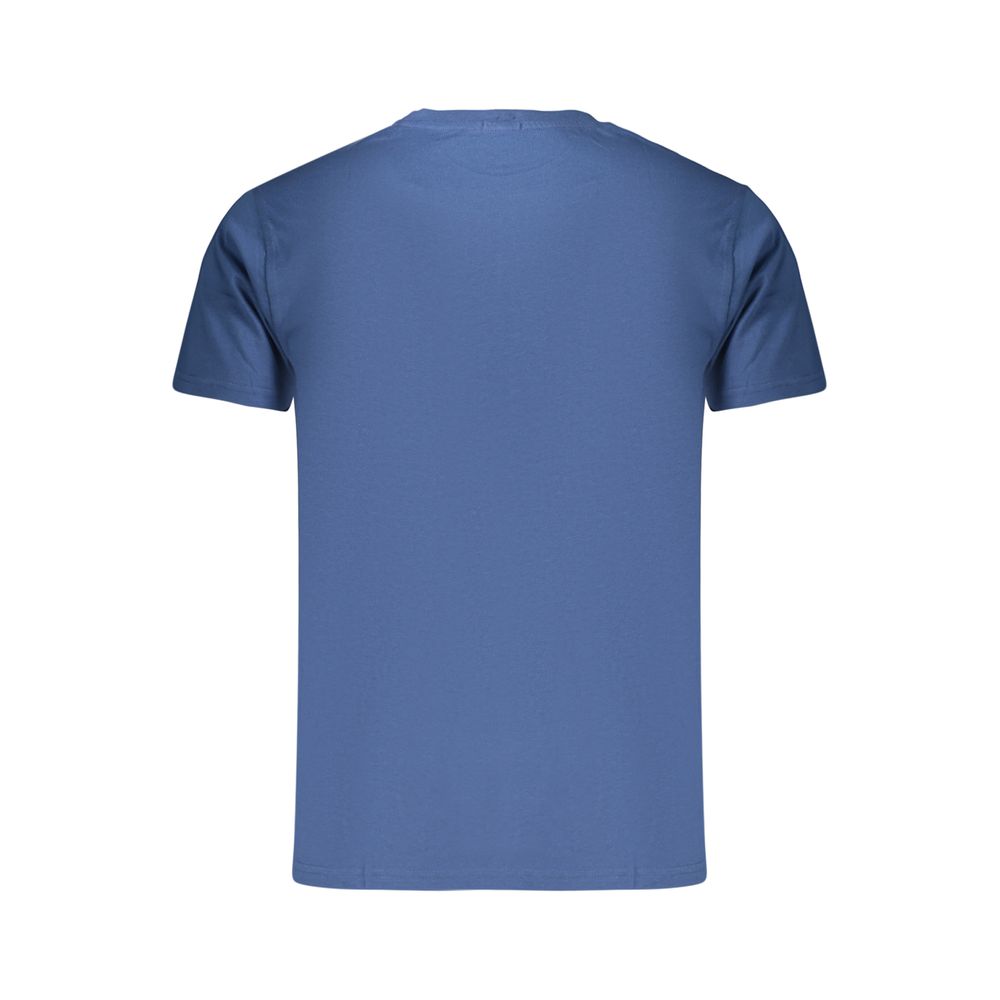 Rifle Blue Cotton Men's T-Shirt