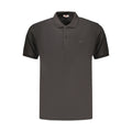 Rifle Black Cotton Men's Polo