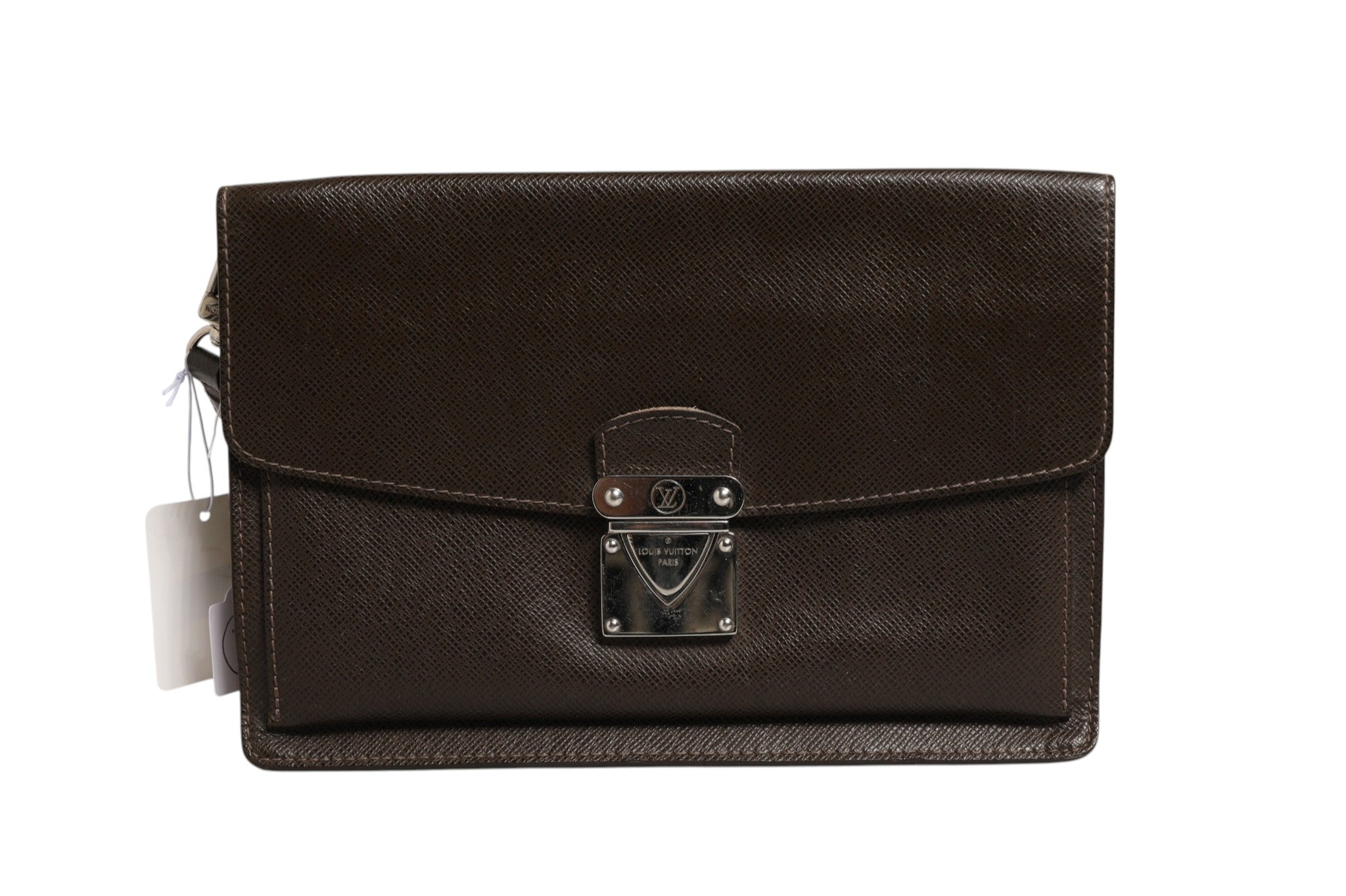 Louis Vuitton Belaia Clutch Taiga Leather
