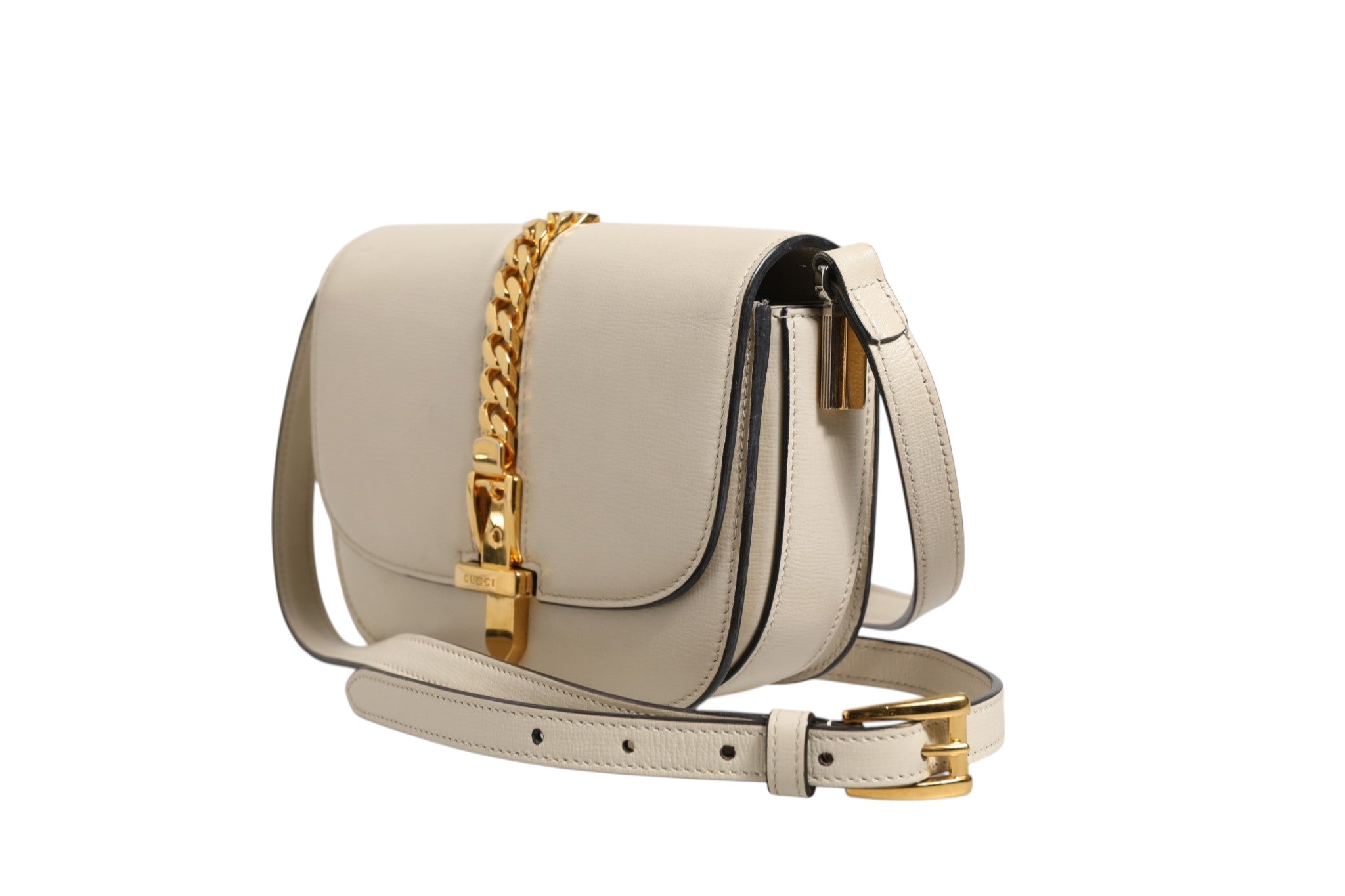 Gucci Sylvie 1969 Mini Leather Shoulder Bag