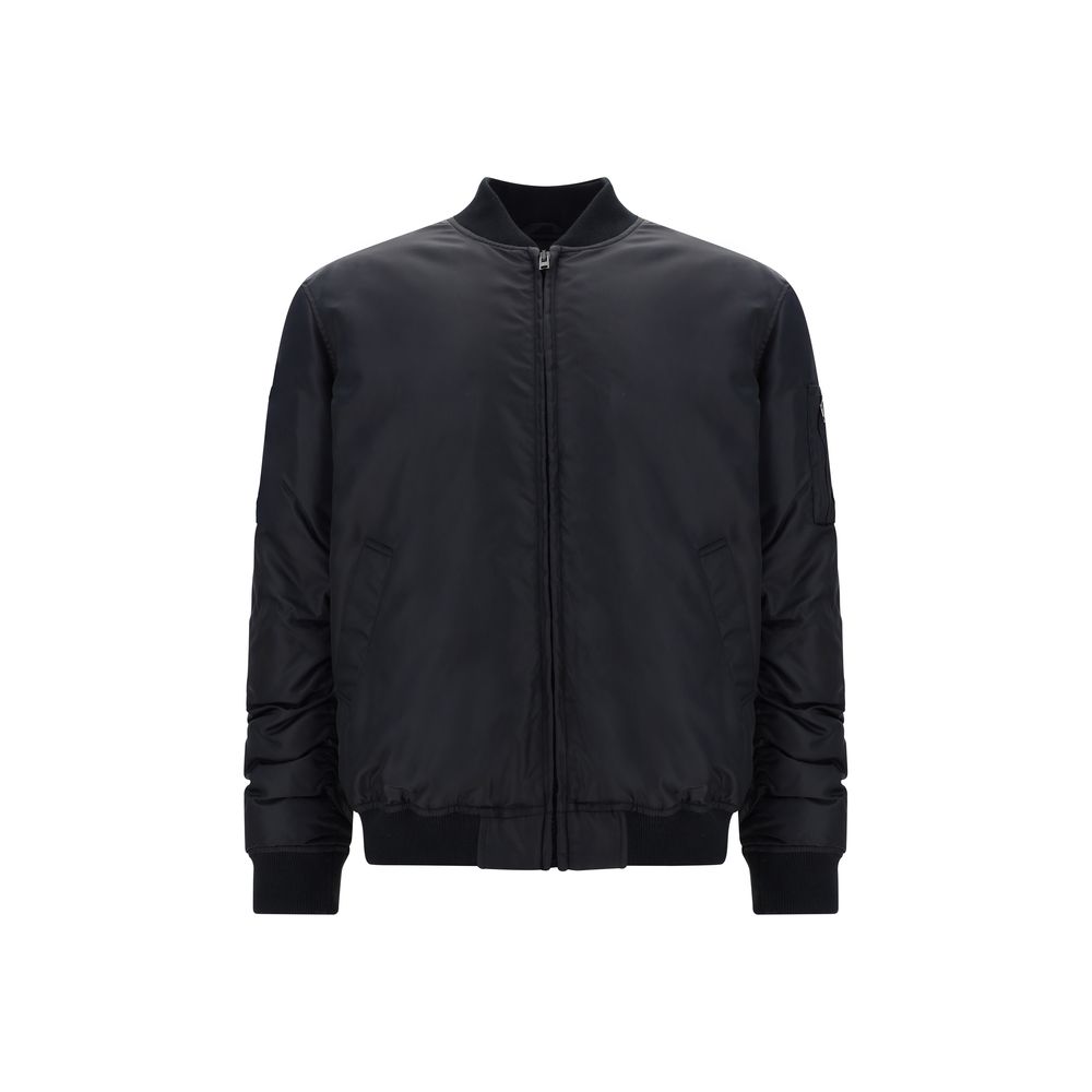 Moschino Black Polyamide Bomber