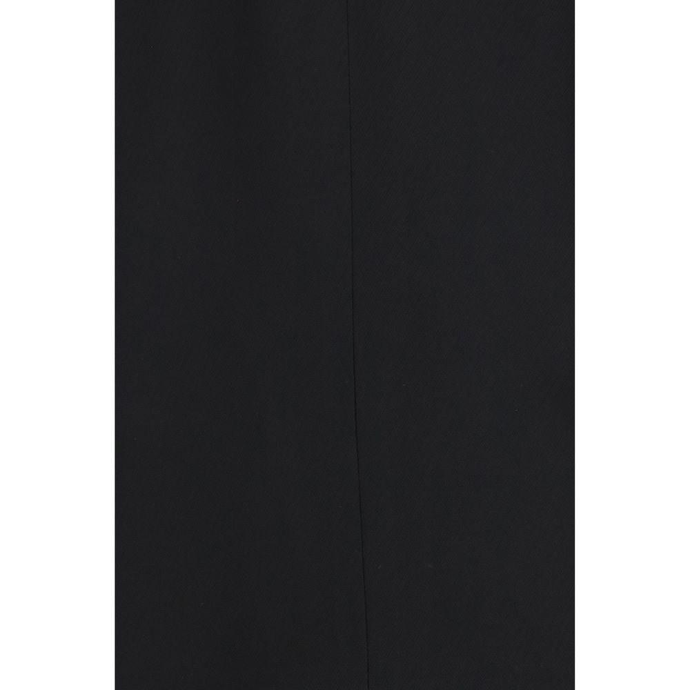 Calvin Klein Black Viscose Full-Length Jacket