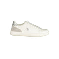 U.S. POLO ASSN. "White Polyurethane Women's Sneaker"