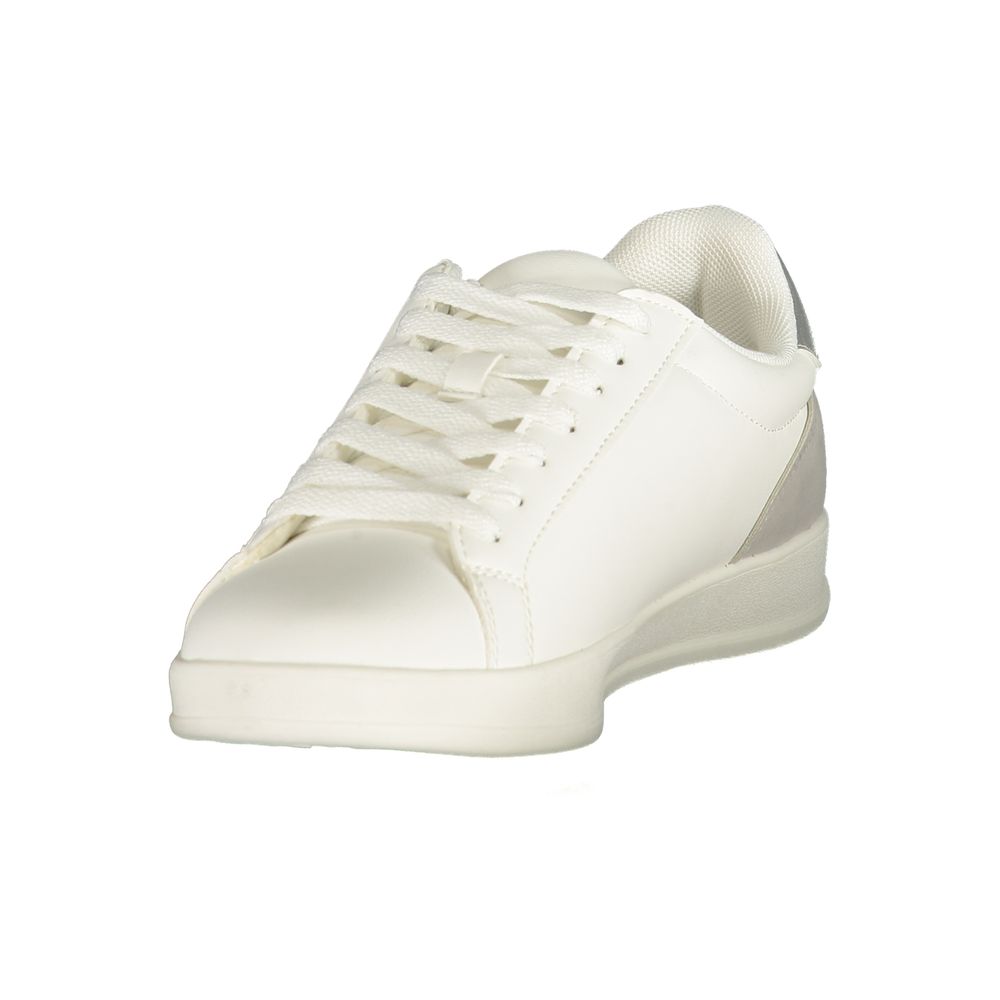 U.S. POLO ASSN. "White Polyurethane Women's Sneaker"