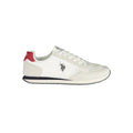 U.S. POLO ASSN. White Polyurethane Men's Sneaker