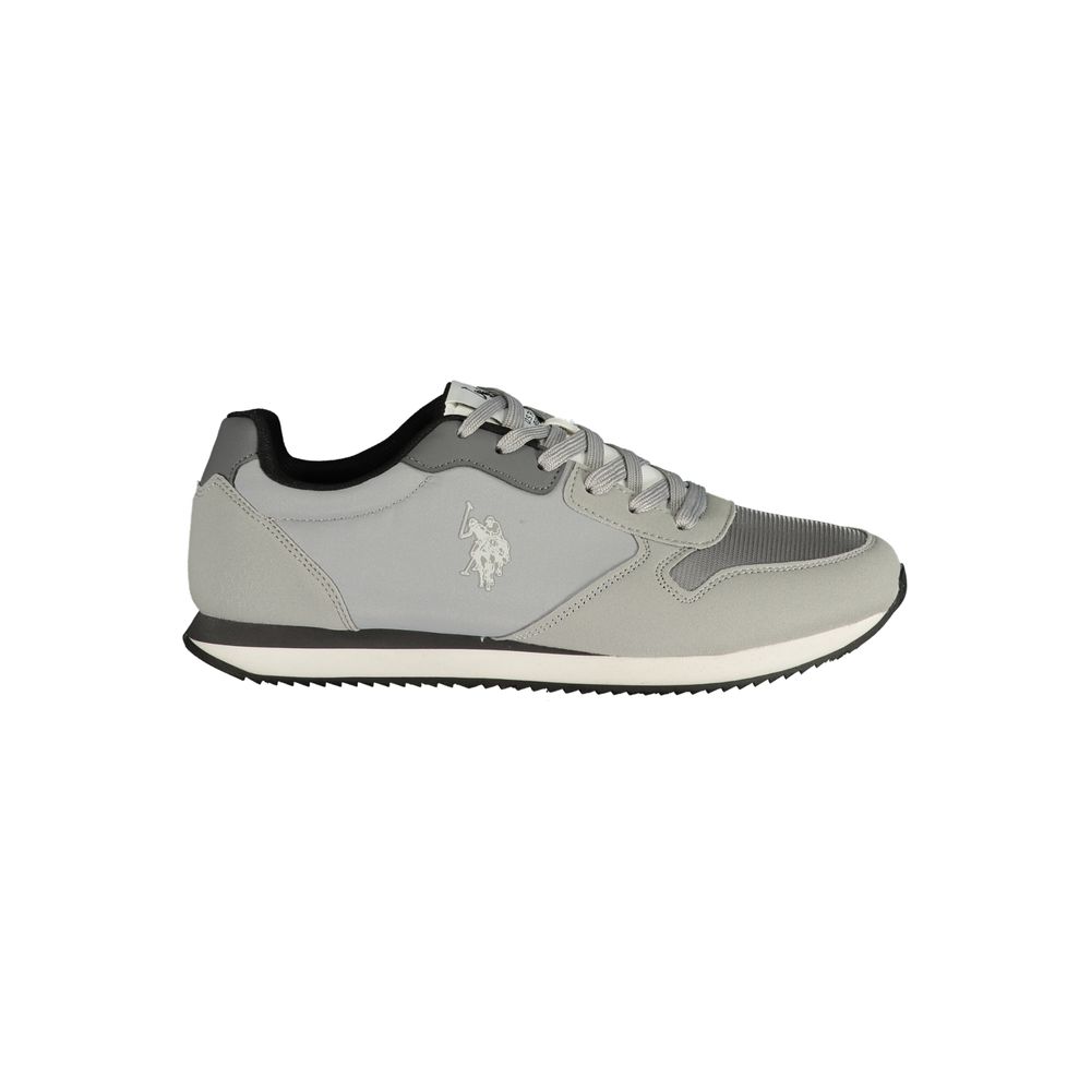 U.S. POLO ASSN. Dark Grey Polyurethane Men's Sneaker