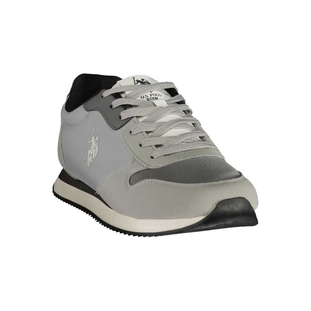 U.S. POLO ASSN. Dark Grey Polyurethane Men's Sneaker
