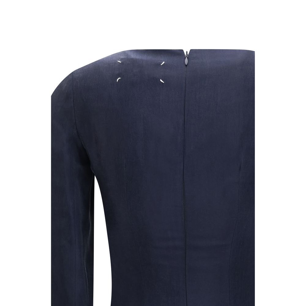 Maison Margiela Blue Copper Casual Dress