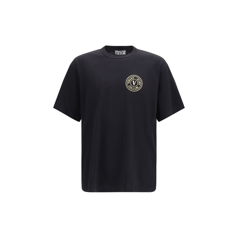 Versace Jeans Black Cotton T-Shirt