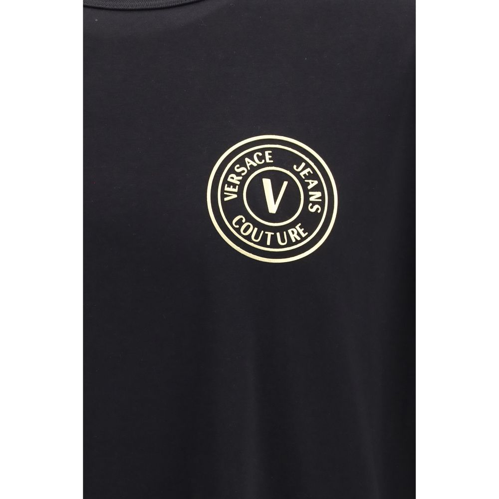 Versace Jeans Black Cotton T-Shirt