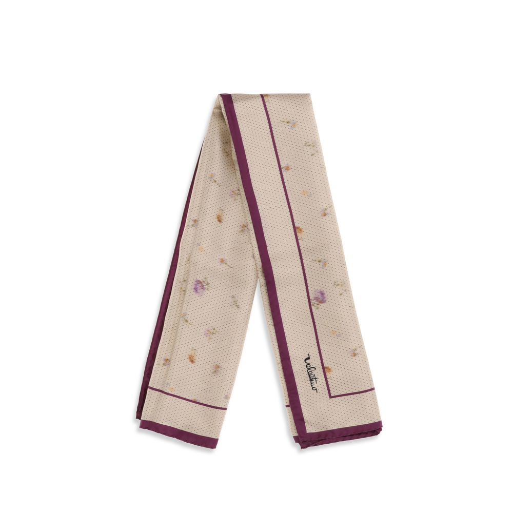 Valentino Garavani Beige Silk Scarf
