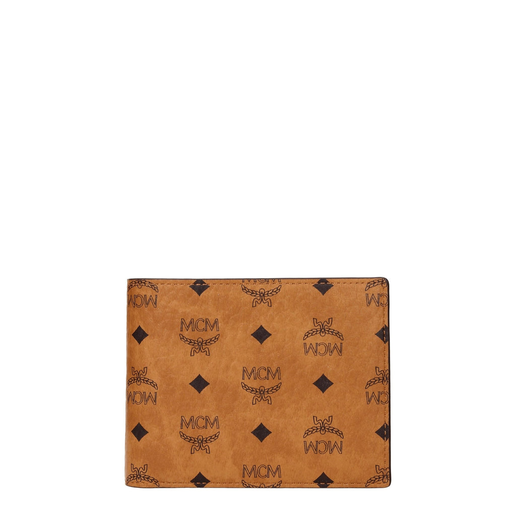 MCM Brown Fabric Wallet