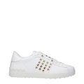 Valentino Garavani White Leather Low Top Sneakers
