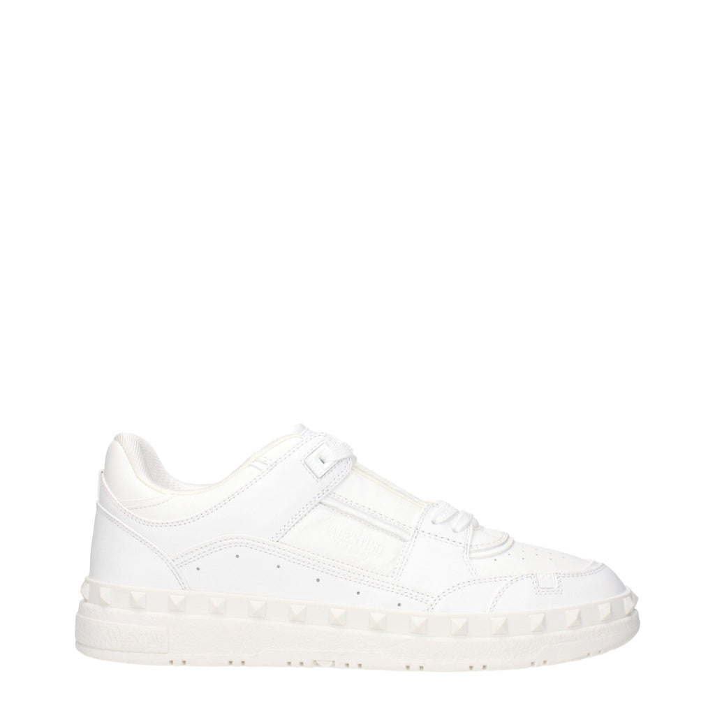 Valentino Garavani White Leather Sneakers