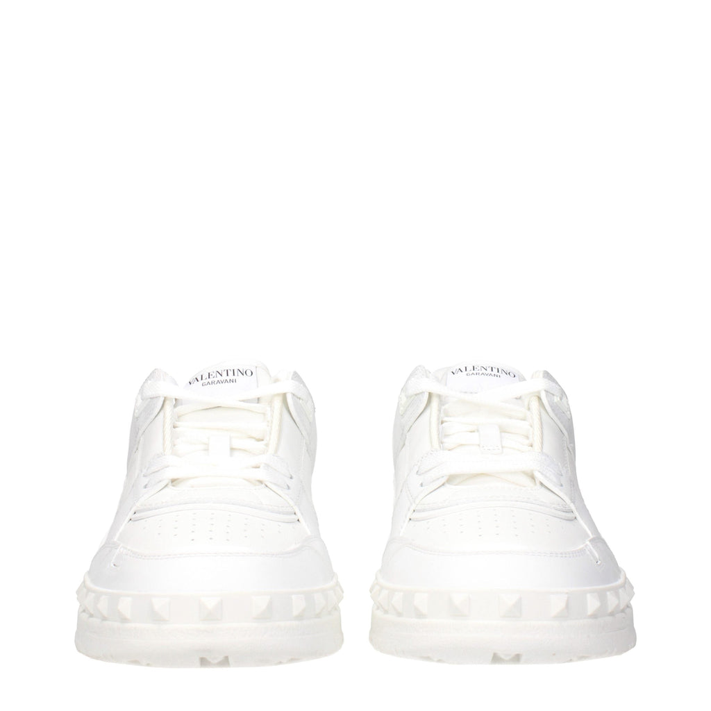 Valentino Garavani White Leather Sneakers