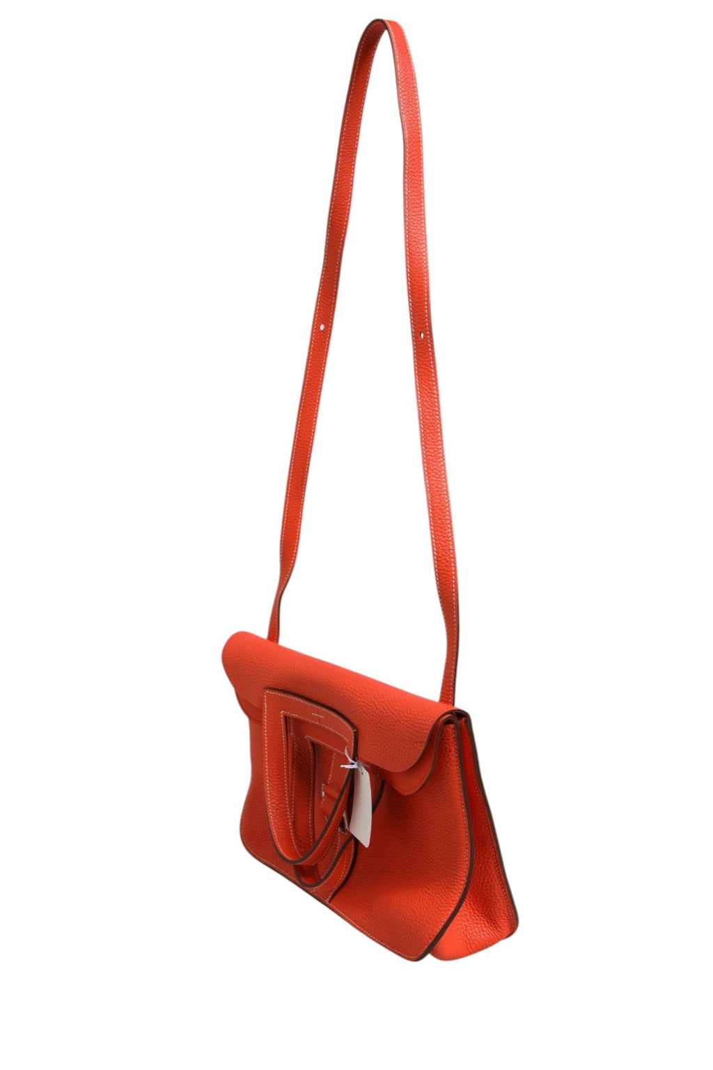 Hermès Rouge Casaque Clemence Halzan 31 Palladium Hardware