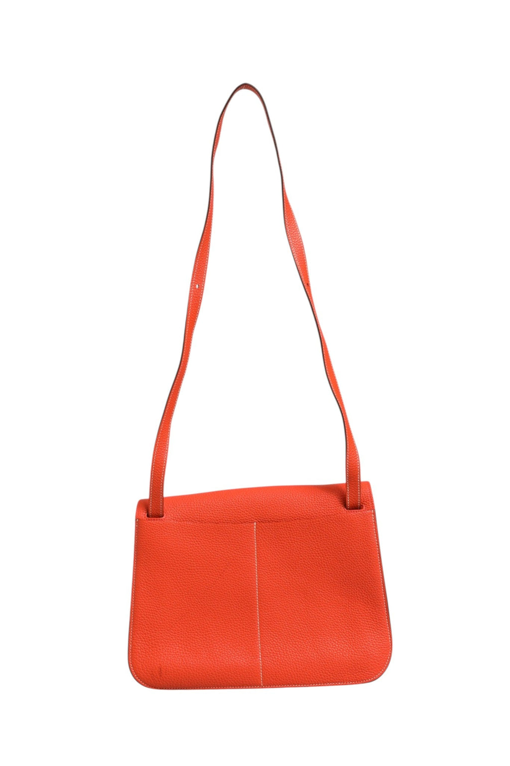 Hermès Rouge Casaque Clemence Halzan 31 Palladium Hardware
