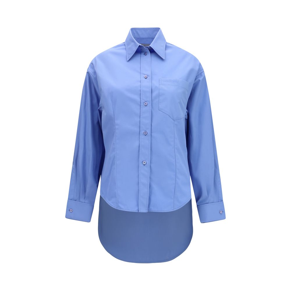 Balenciaga Blue Cotton Shirt
