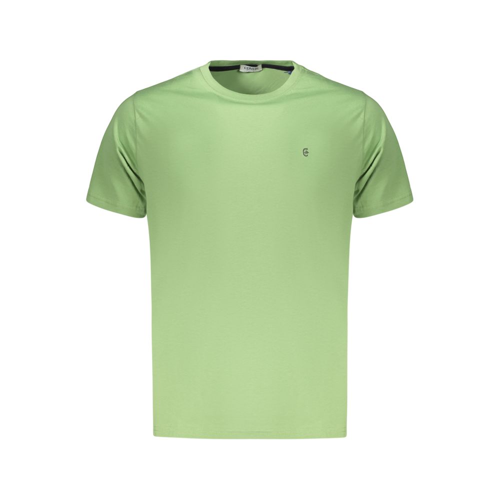 Coveri Moving Verde Cotton Men's T-Shirt