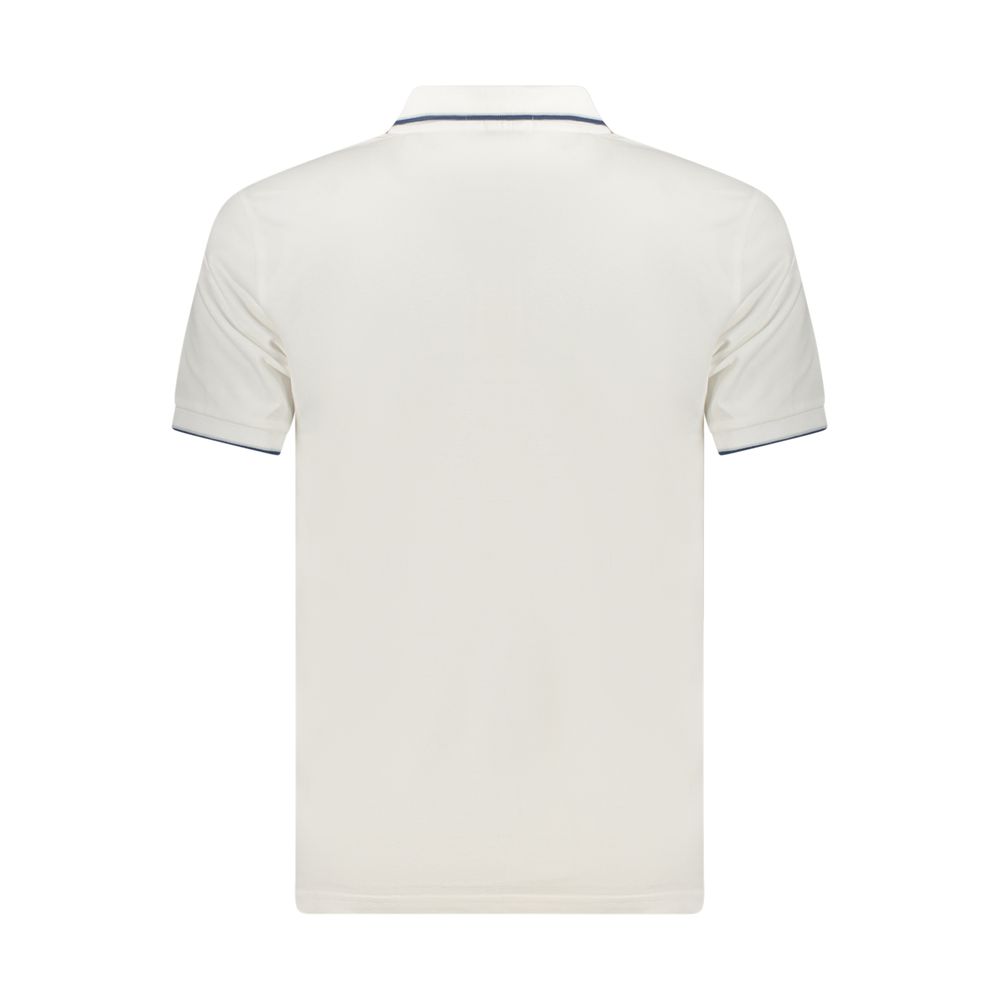 Coveri Moving Bianco Cotton Men Polo