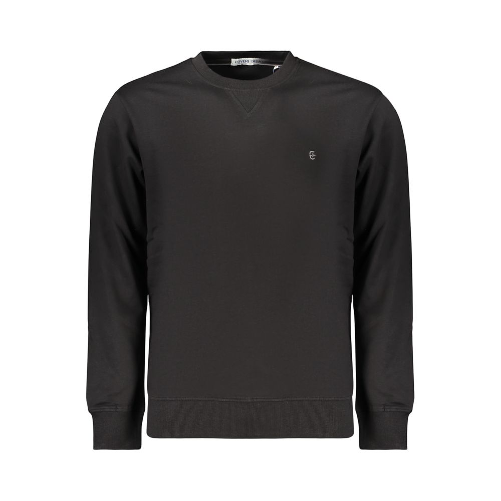 Coveri Moving Black Cotton Men's Sweatshirt Coveri Moving