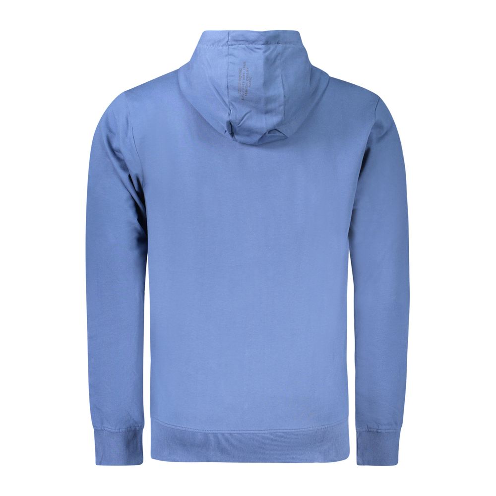 Coveri Moving Blue Cotton Mens Sweatshirt