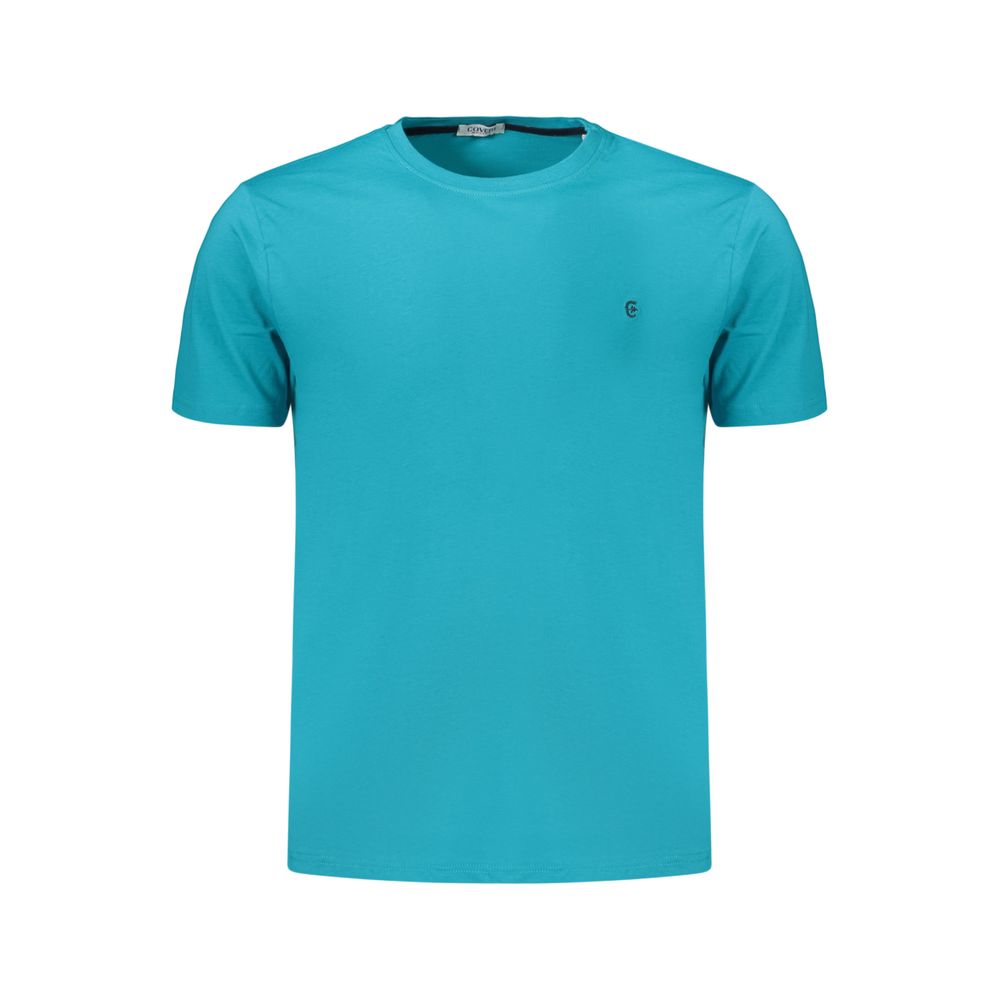 Coveri Moving Azzurro Cotton Men's T-Shirt