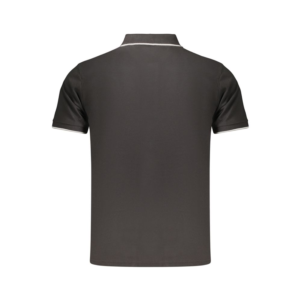 Coveri Moving Black Cotton Men's Polo