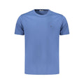 Coveri Moving Blue Cotton Men's T-Shirt