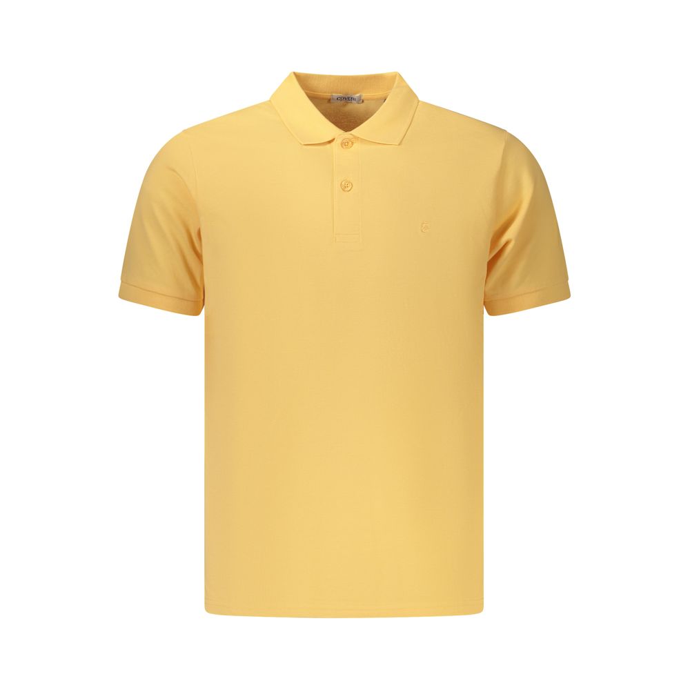 Coveri Moving Orange Cotton Men's Polo Shirt