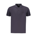 Coveri Moving Blue Cotton Men's Polo