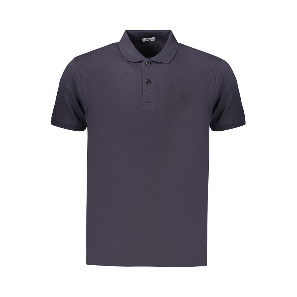 Coveri Moving Blue Cotton Men's Polo