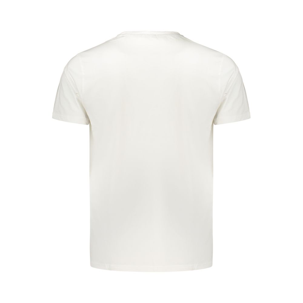 Coveri Moving Bianco Cotton Men's T-Shirt