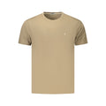 Coveri Moving Brown Cotton Men's T-Shirt