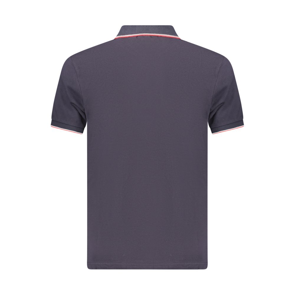 Coveri Moving Blue Cotton Men's Polo