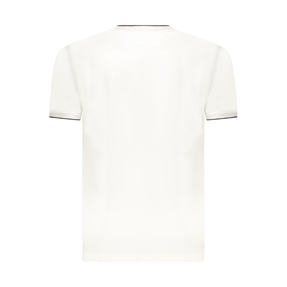 Coveri Moving White Cotton Men's T-Shirt