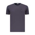 Coveri Moving Blue Cotton Men's T-Shirt