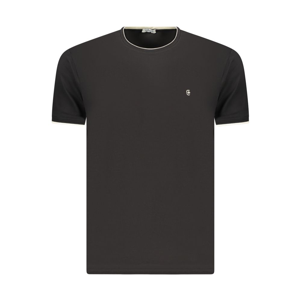 Coveri Moving Black Cotton Men's T-Shirt
