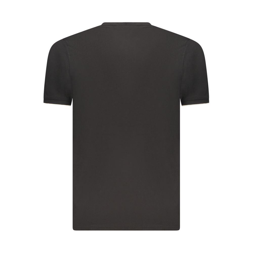 Coveri Moving Black Cotton Men's T-Shirt