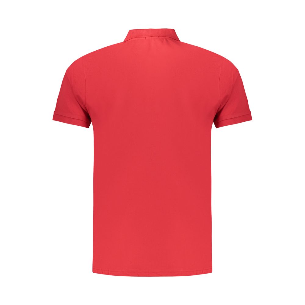 Coveri Moving Red Cotton Men's Polo