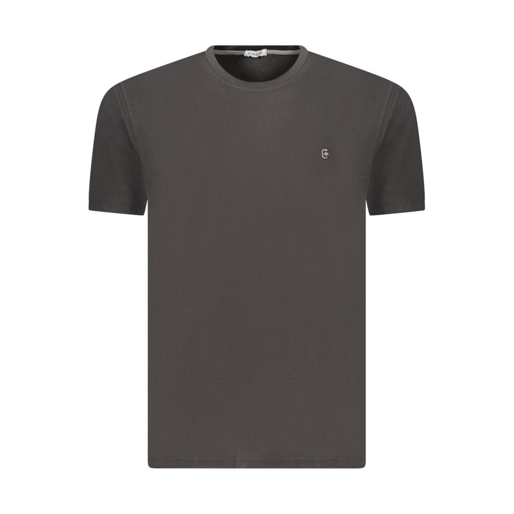 Coveri Moving Black Cotton Men's T-Shirt