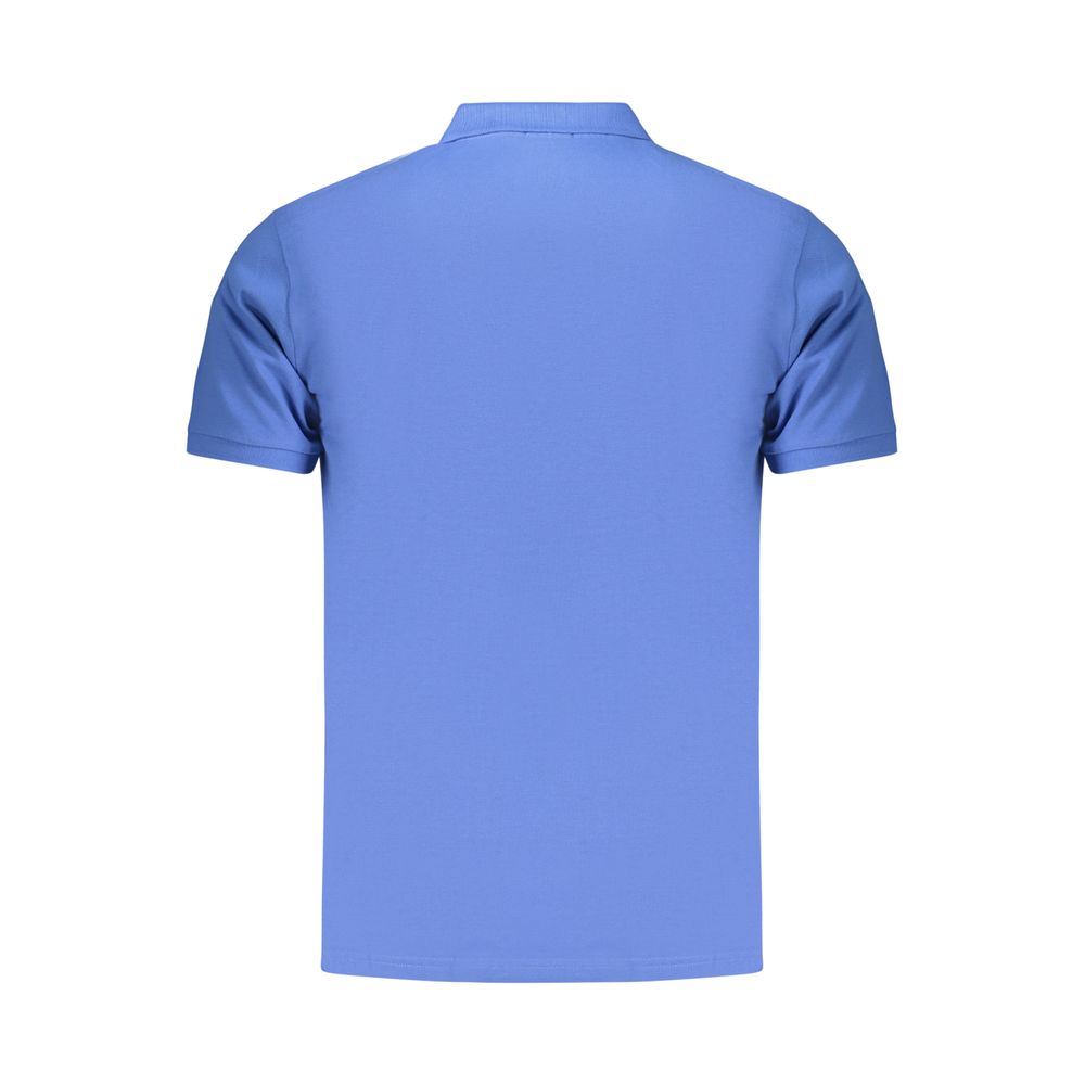 Coveri Moving Blue Cotton Men's Polo Shirt