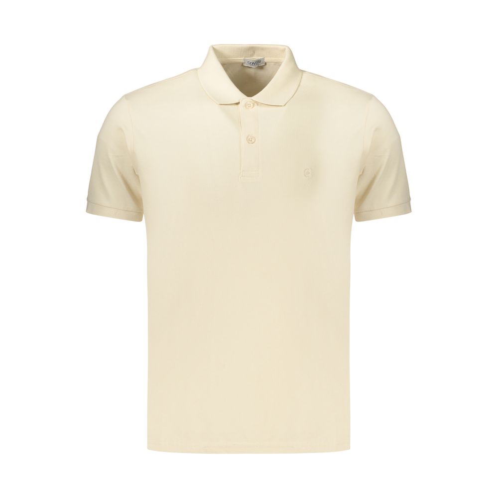 Coveri Moving Beige Cotton Men Polo